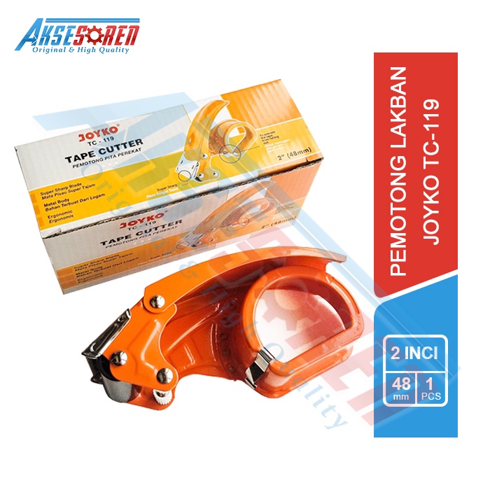 Dispenser Lakban Besar Joyko [TC-119] / Tape Dispenser Solatip / Alat Pemotong Lakban Besar