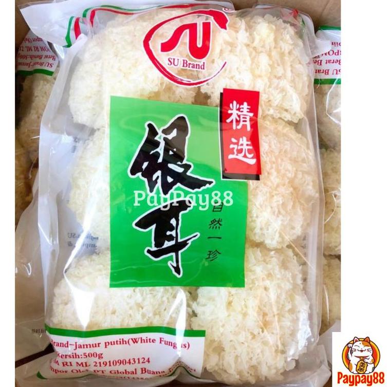 

ⅎ R SALJU PUTIH / SNOW WHITE FUNGUS / FU YIN ER / R ES KERING 500 gr ☚