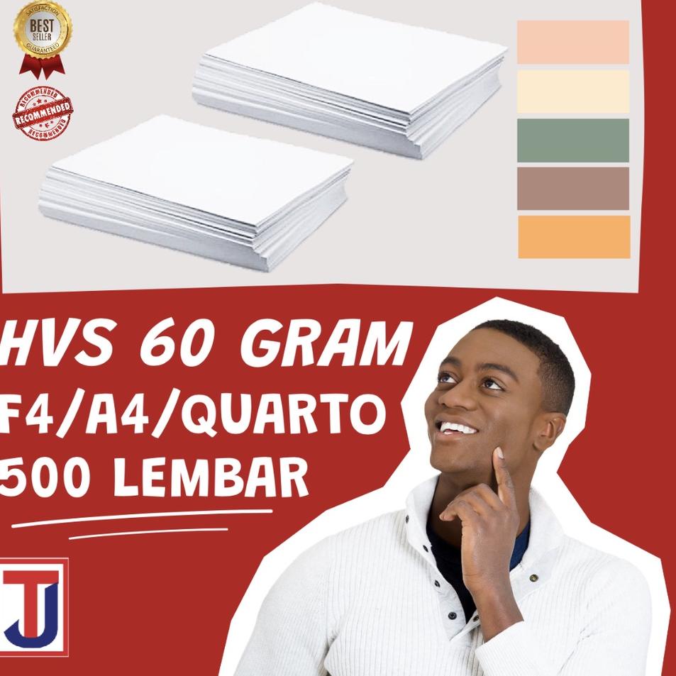 

KodeY4k4J KERTAS HVS 60 GRAM Folio F4/A4/Quarto/Kuarto Merek RAP isi 500 Lembar