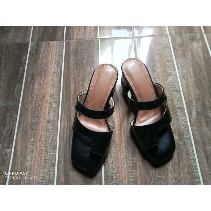 sandal wanita tarry heels 5cm