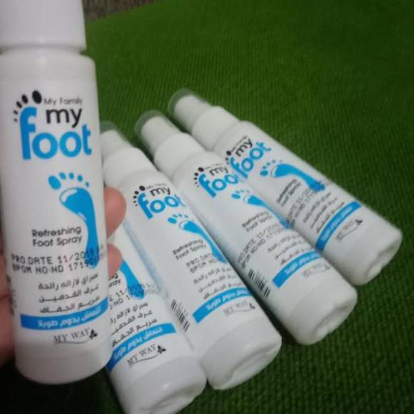 Star MY WAY Penghilang bau kaki spray foot & penghilang bau sepatu my way 100% original BPOM murah