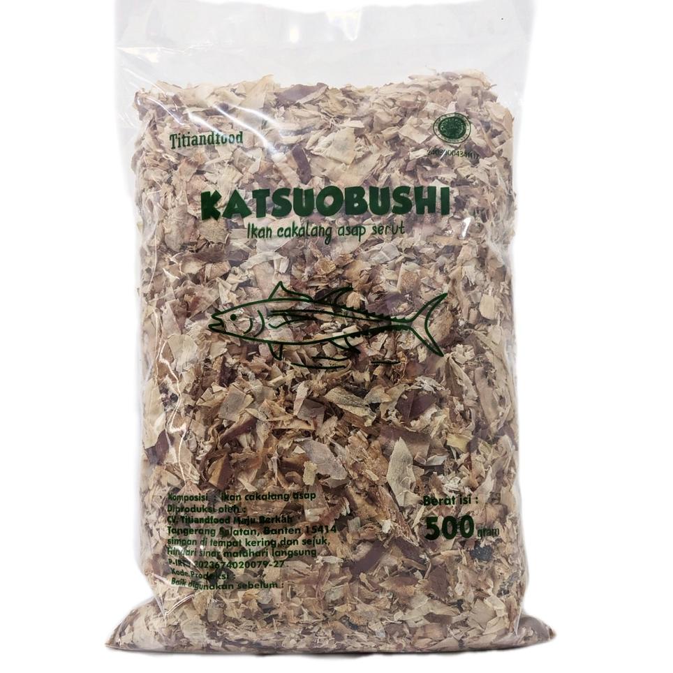 

♗ Katsuobushi ikan cakalang asap serut @500g taburan takoyaki okonomiyaki halal ♪