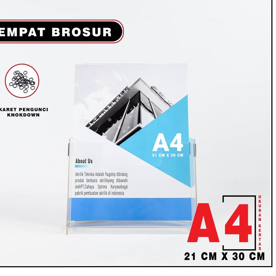 

Paling Kekinian RAK / TEMPAT / TEMPAT DISPLAY AKRILIK DISPLAY UKURAN A4
