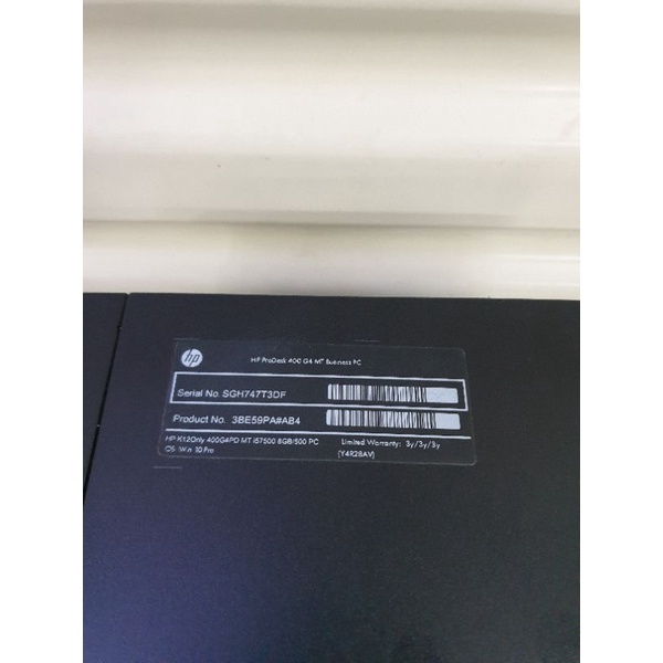 Pc Hp prodesk 400 G4 MT soket 1151 suport sampai gen 7 kosongan