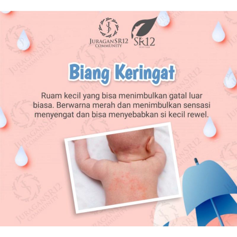 Obat Gatal Gatal Bayi - Ruam Popok - Bruntusan - Biang Keringat 100% Alami