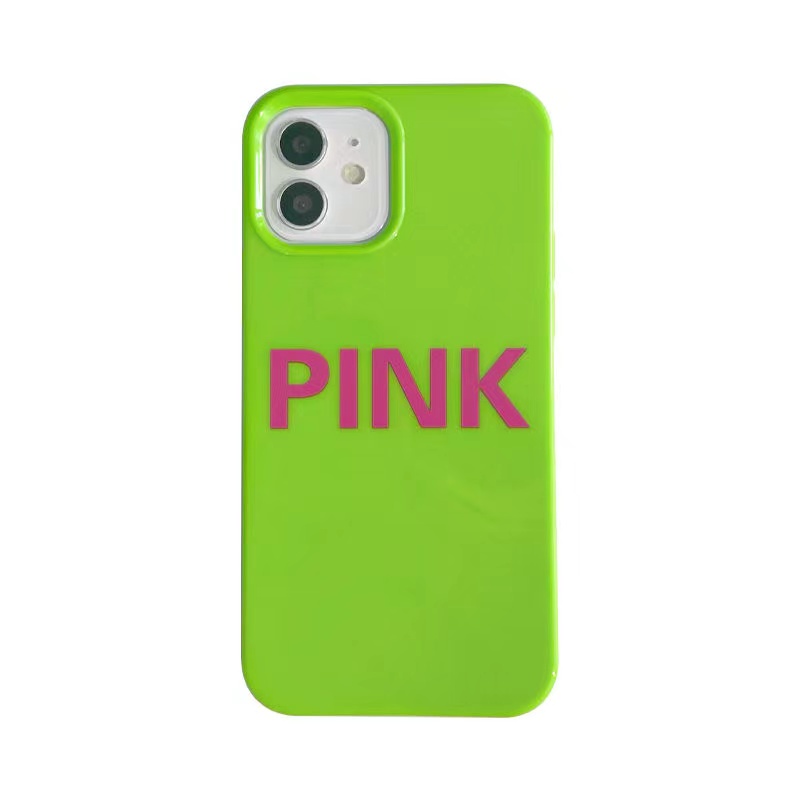 IPHONE Pola Pink Cocok Untuk Iphone14 14pro 14plus 13 13mini 13pro 13prm iPhone12 7Plus 8Plus Xr XS 13 12mini Pro Max Empat Sudut Casing Ponsel Tahan Guncangan