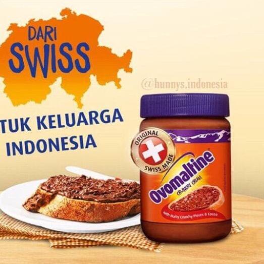 

➣ AD Ovomaltine 380 gram / Selai Cokelat Ovomaltine Crunchy 380gr EXP MARET 2022 ★
