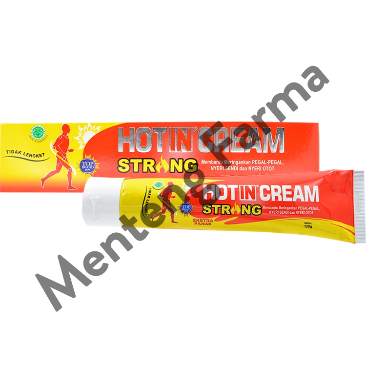 Hot In Cream Strong 120 Gr - Pereda Nyeri Otot dan Sendi Extra Panas