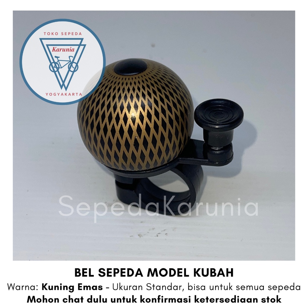 Bel Sepeda Salak / Kubah Masjid Emas / Bel Sepeda Anak Murah