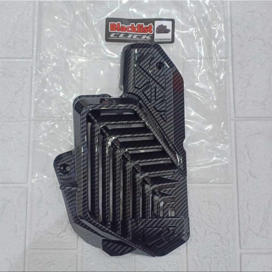 COVER TUTUP RADIATOR CARBON / KARBON HONDA PCX 160