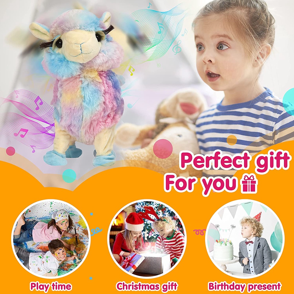Boneka Walking Llama Doll Boneka Alpaca Boneka Kuda Boneka Anak Boneka Murah Boneka Bergerak