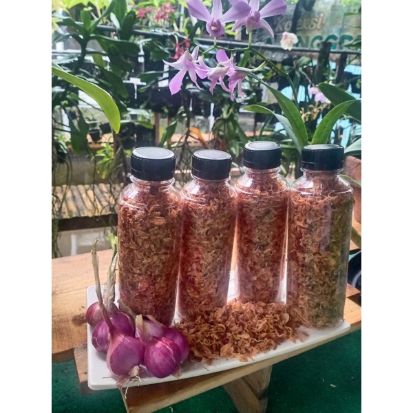 

Bawang goreng asli tanpa campuran kemasan 250ml