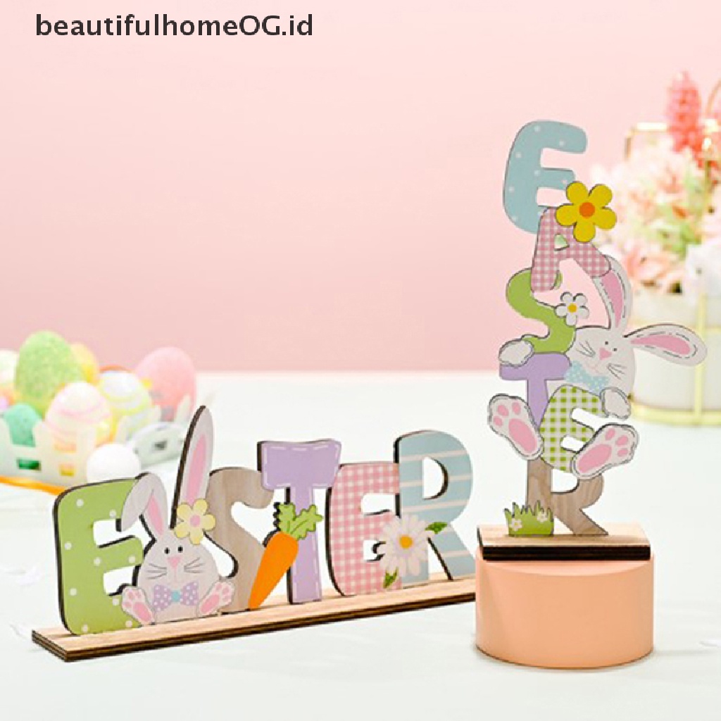 // Beautifulhomeog.id// Easter Spring Ornament Easter Decor Untuk Perlengkapan Pesta Telur Kelinci Rumah **