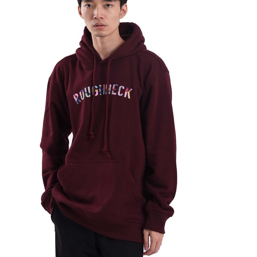 ❊  Roughneck H030 Maroon Sig Happy Hoodie ۝