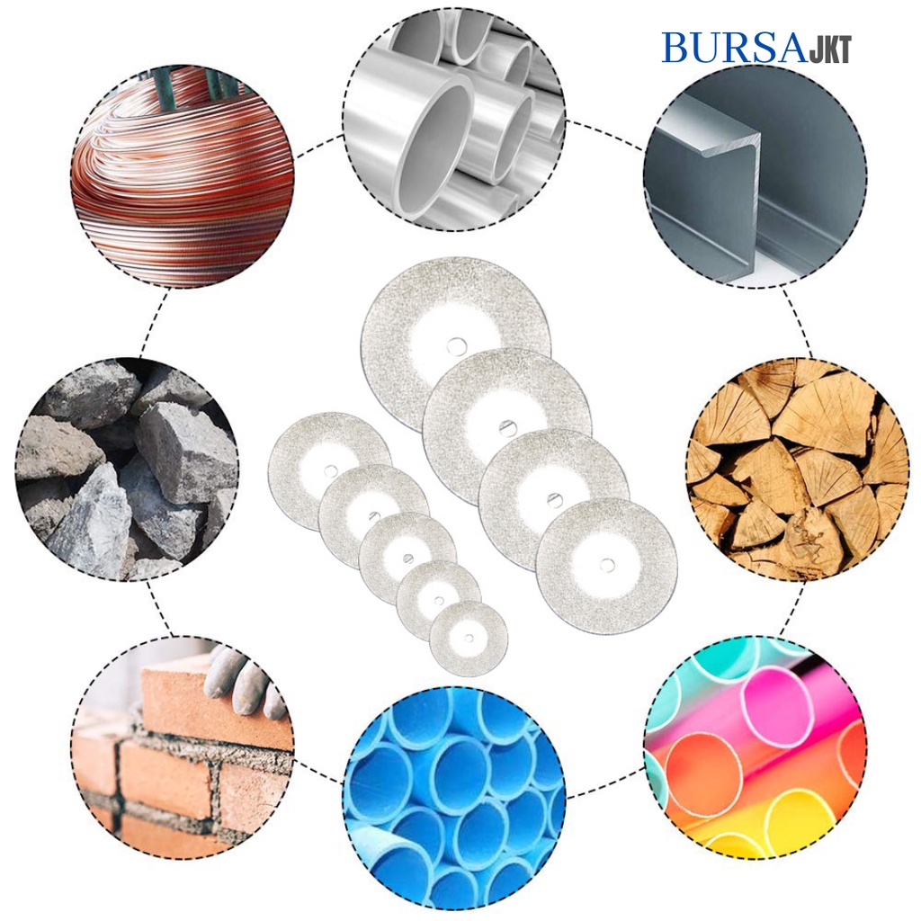 MATA GERINDA 30 MM SET 12IN1 MINI CUTTING DISK GRINDING WHEEL
