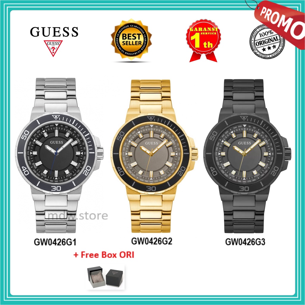 Guess Original Type GW0426G1 GW0426G2 GW0426G3 Jam Tangan Pria