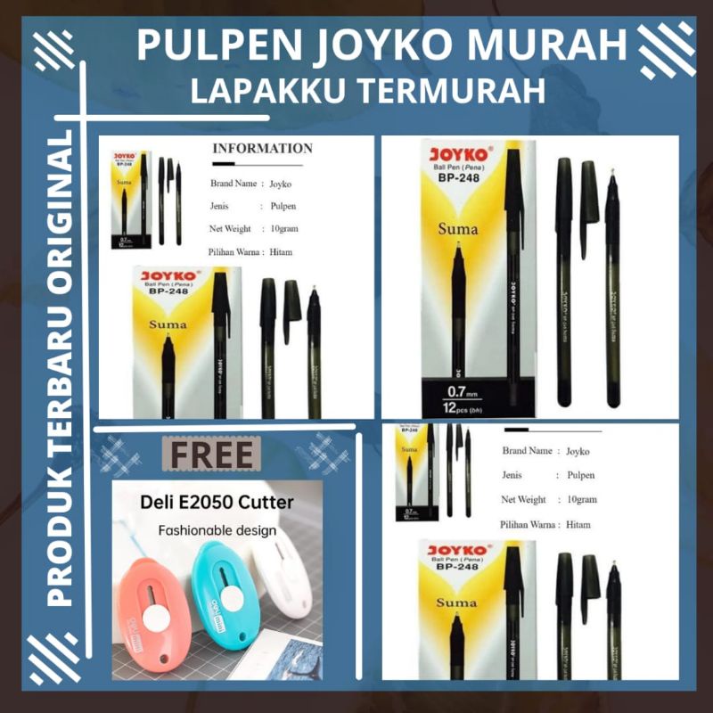 

PULPEN JOYKO 1 LUSIN NEW MURAH / PULPEN MURAH BANGET
