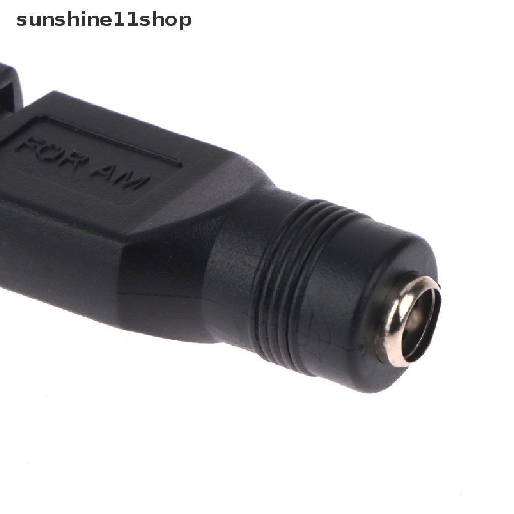 Sho 1pasang 5.5 * 2.1MM USB Male To DC5.5 Female USB Female Ke DC5.5 Female 5 V Adapter N