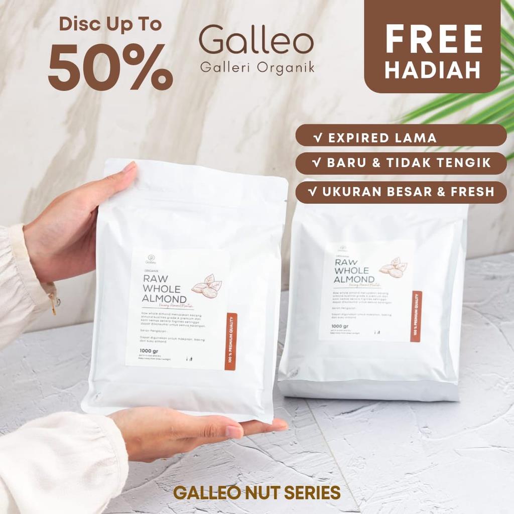 Kacang Almond Mentah 1 Kg