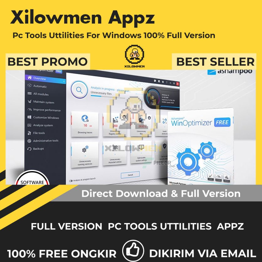 [Full Version] Ashampoo WinOptimizer Free Pro PC Tools Software Utilities Lifetime Win OS