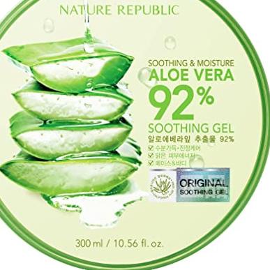 ☏ [COD] NATURE REPUBLIC Aloe Vera 92% Soothing Gel - 300ml ☝