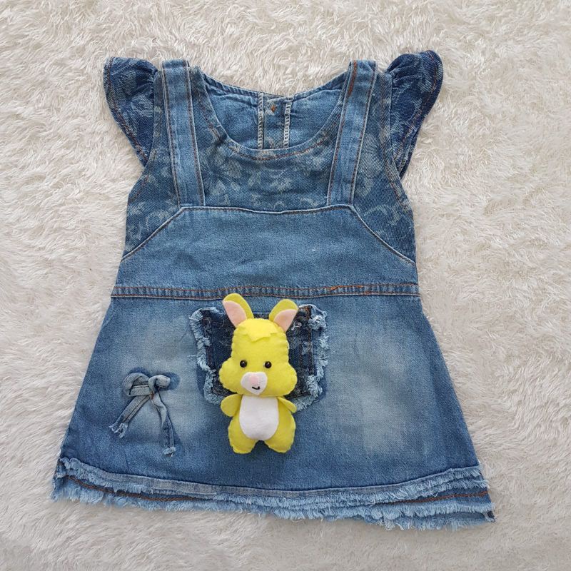 Dress Bayi Bunny jeans