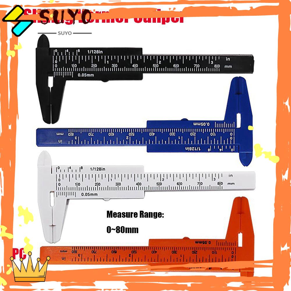 Suyo Measure Range0~80mm Vernier Caliper Ruler Penting Untuk Instrumen Analisa jewelers Ultra precision Diameter Alat Ukur