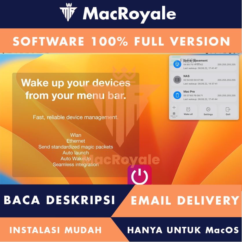 [MacOS] Wake on Lan Full Version Lifetime Full Garansi