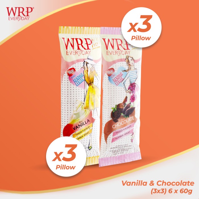 

[ COD ] WRP Low Fat Milk Chocolate & Vanilla 60gr (Bundle 6)