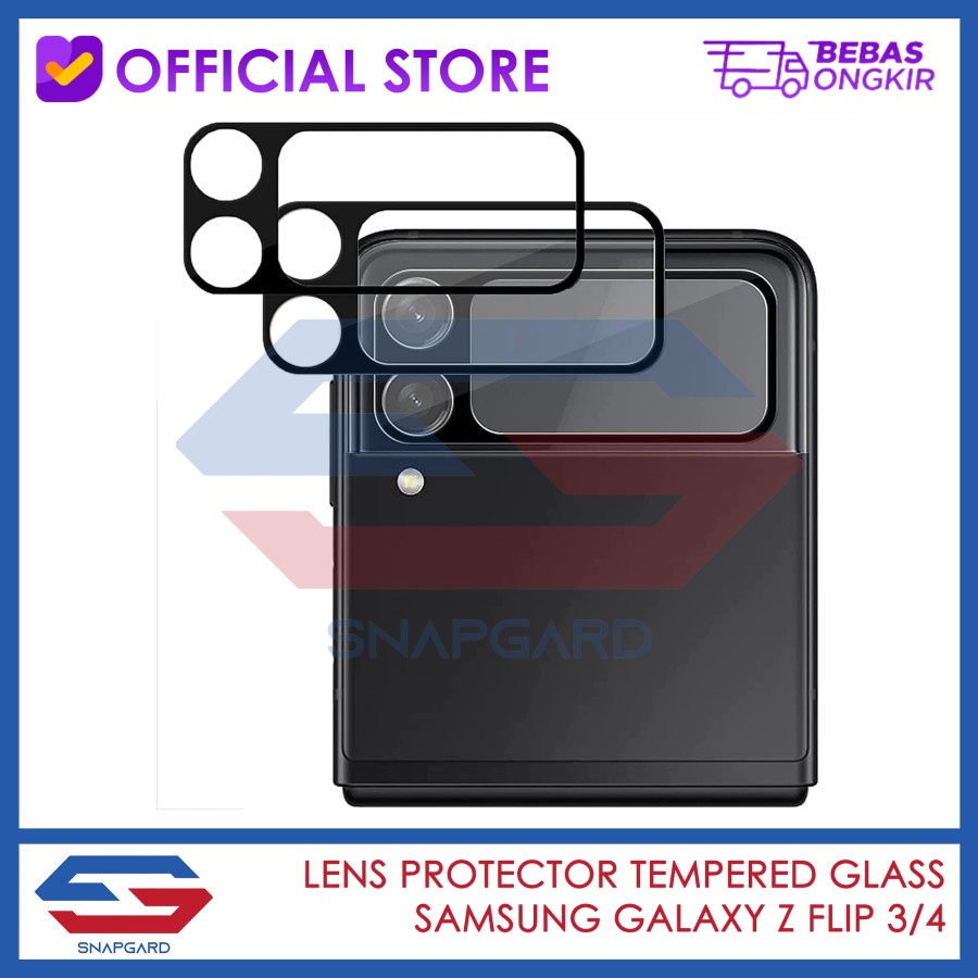 SNAPGARD Lens Protector Tempered Glass Samsung Z Flip 4 Z Flip 3