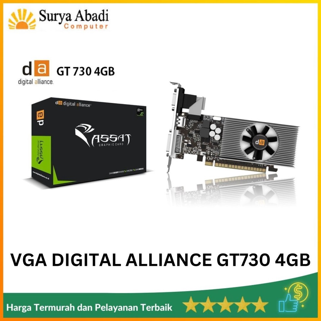 VGA GT-730 4GB DIGITAL ALLIANCE VGA DIGITAL ALLIANCE 4GB