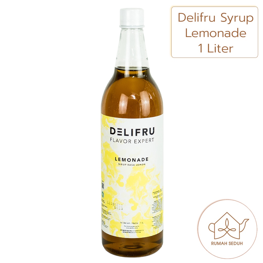 

Delifru Lemon Syrup 1L - Sirup Lemonade 1000mL