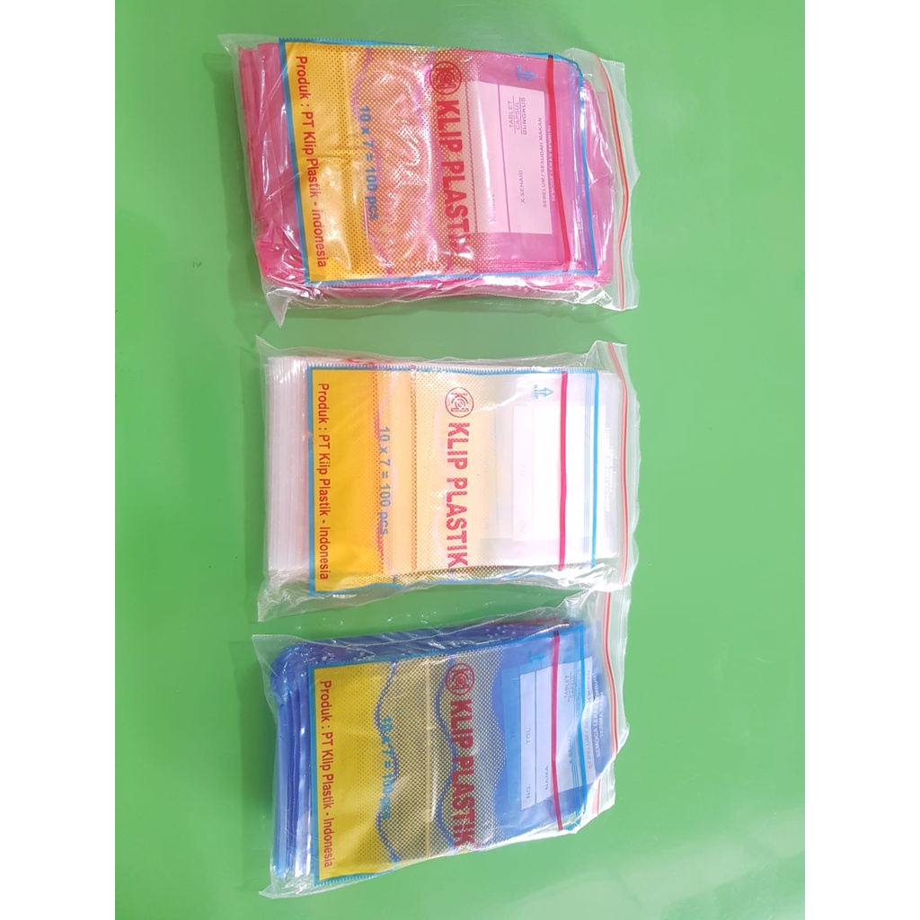 Klip Plastik Obat/Plastik Obat Warna Biru/Klip Plastik Obat Warna Merah/Klip Plastik Obat Warna Puti