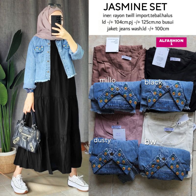 JASMINE SET ORIGINAL PRODUK ALFASHION