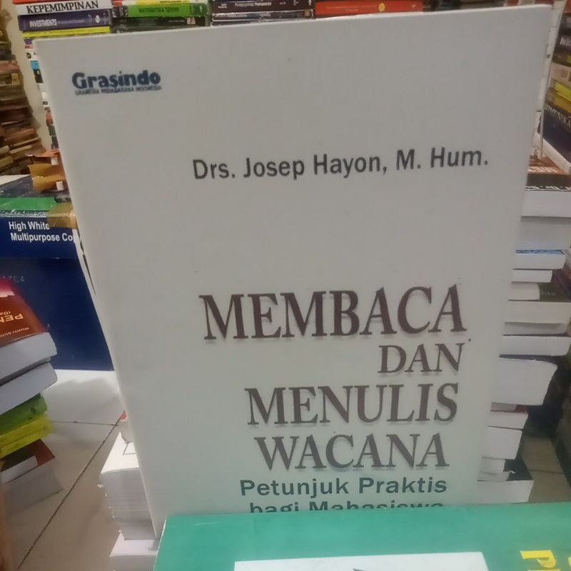 

membaca dan menulis wacana Josep hayon