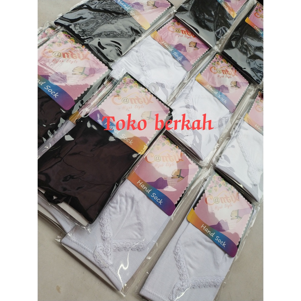 handsock wanita haji dan umroh hijab premium