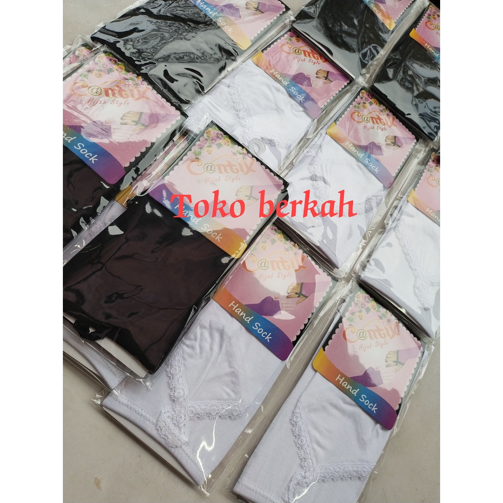 hand sock hijab premium haji dan umroh