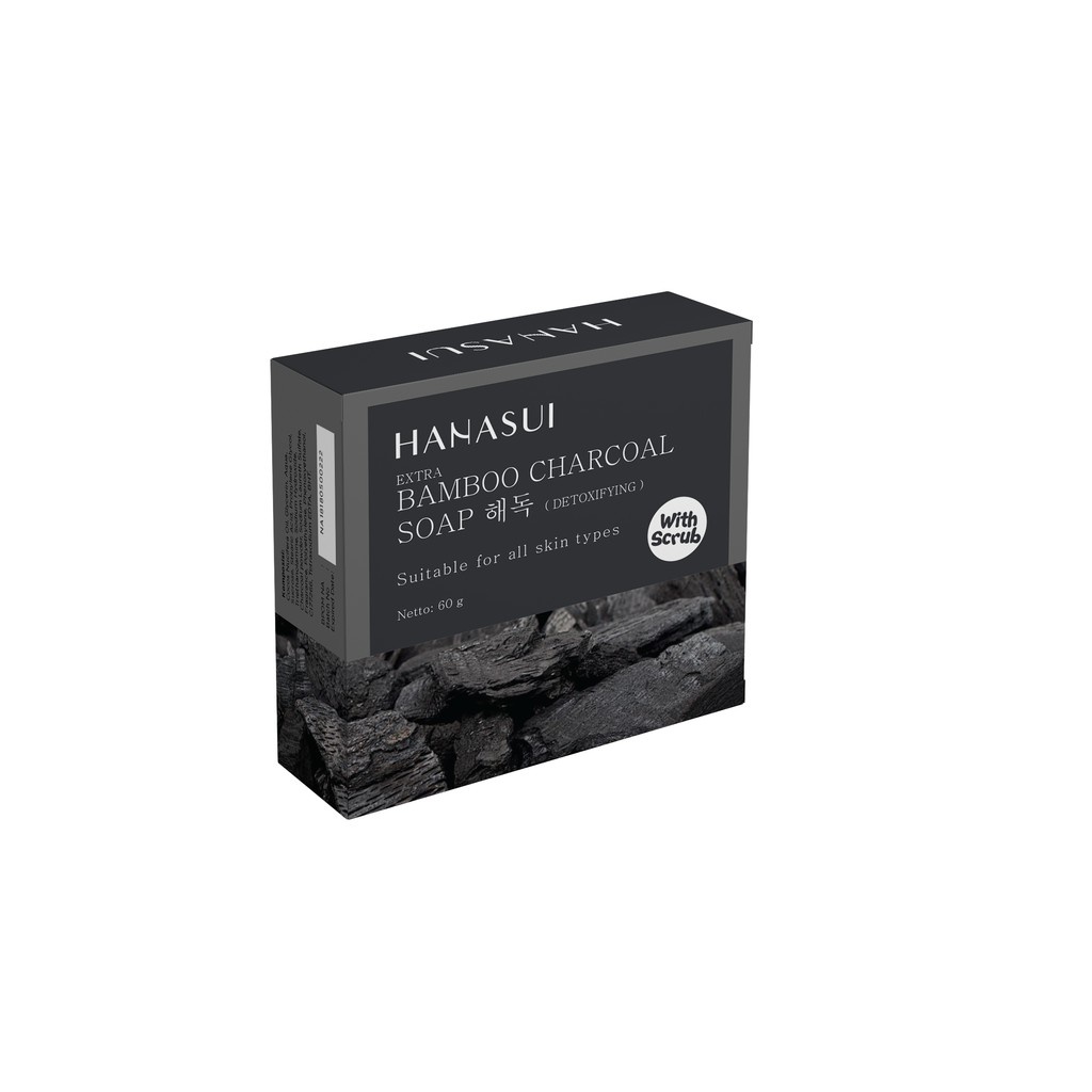 HANASUI SOAP 60GR CHARCOAL