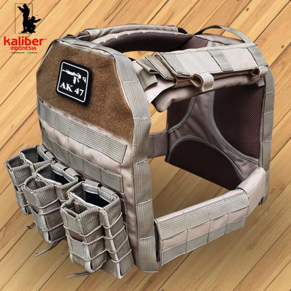 Bodyvest J-Force Rompi Tactical Anti Peluru Warna Tan Gurun (TANPA PLAT KEVLAR/KERAMIK ANTI PELURU )