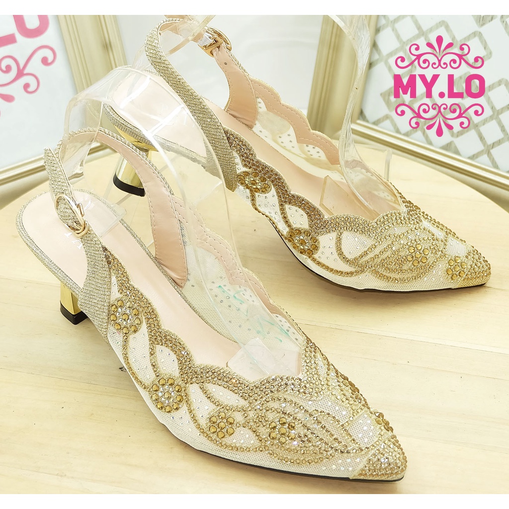 SANDAL WEDGES BALNANI BUSTONG WANITA IMPORT