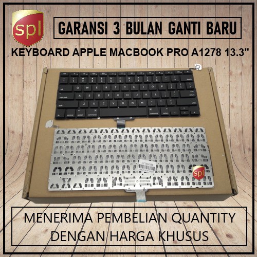 Keyboard Keyboard Apple Macbook Pro A1278 Us 13.3 Inch 2009 2010 2011 2012