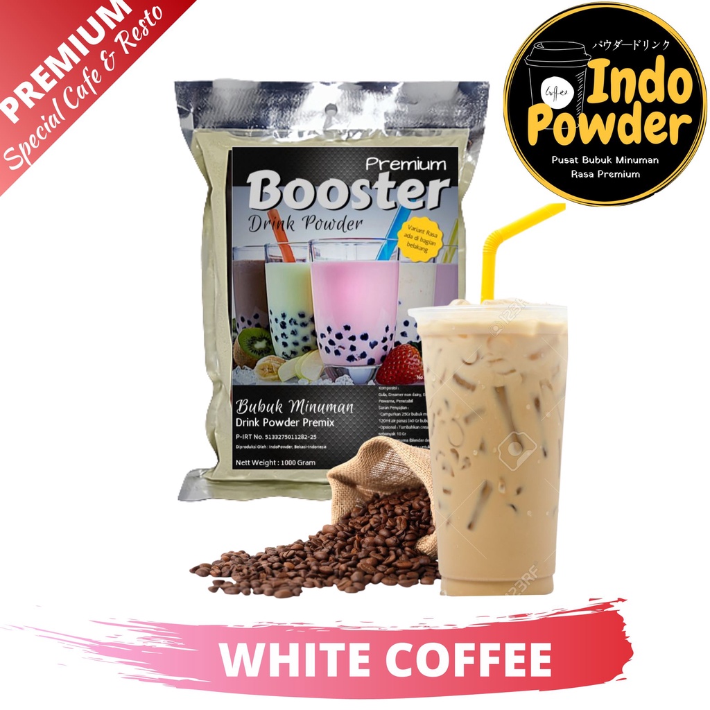 PREMIUM Bubuk Minuman WHITE COFFEE 1Kg - PREMIUM WHITE COFFEE Powder 1Kg - PREMIUM Bubuk WHITE COFFEE 1Kg