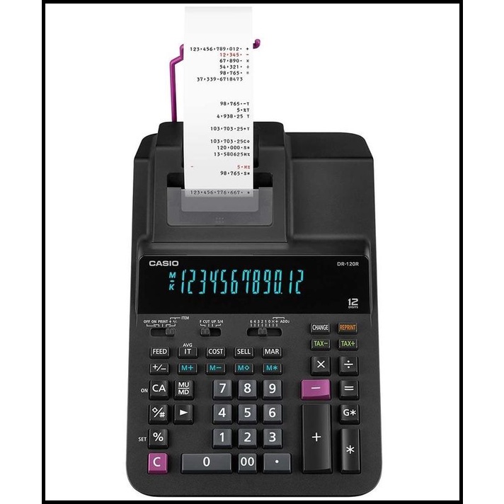 

Casio Calculator Dr 120 R / Calculator Printing