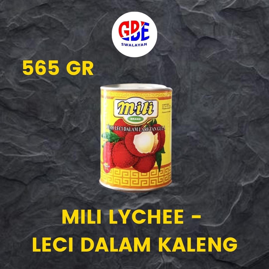 

MILI LYCHEE - LECI DALAM KALENG MERK MILI 565 GR