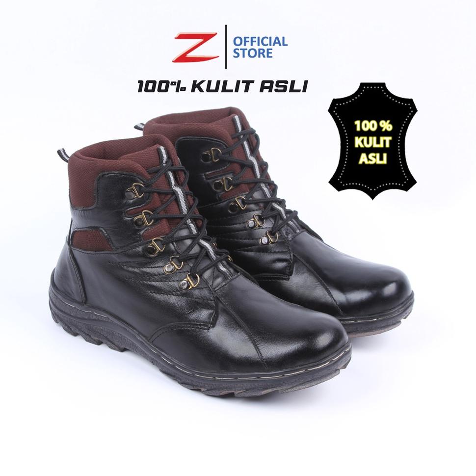 Original Zeintin - Sepatu Boot Pria Boots Casual Kulit Asli Original Zeintin Terlaris ZU ??
