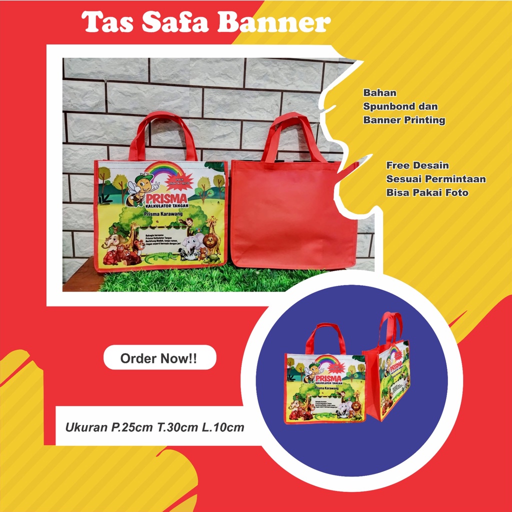 TAS SOUVENIR BIMBEL PRISMA/GOODIE BAG BIMBEL AHE TAS SEKOLAH ANAK