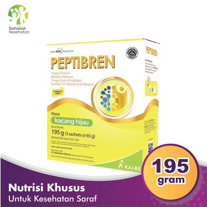 

[ COD ] Peptibren - Nutrisi Tepat Pasien Stroke dan Mencegah Pikun - Vanila