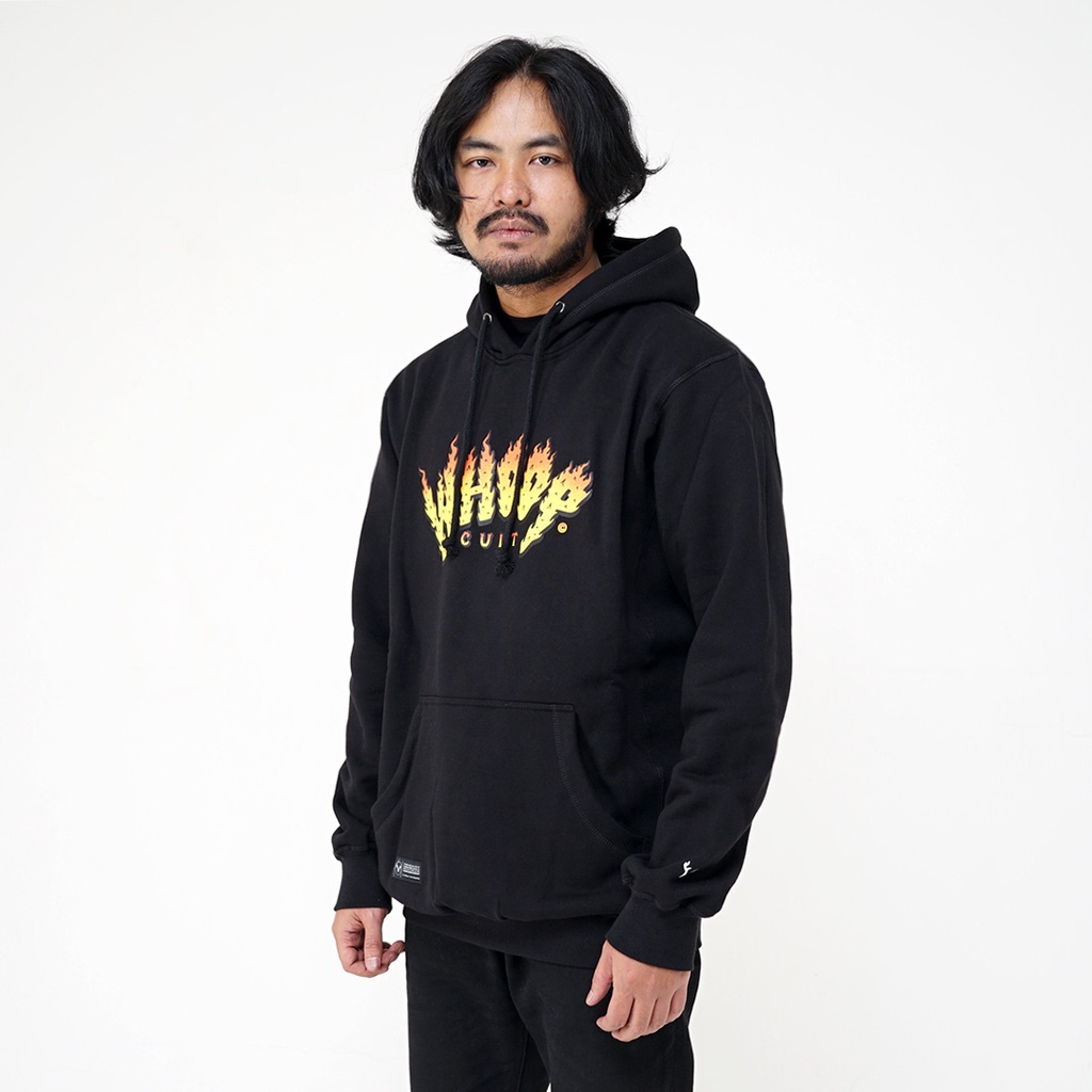 Whoopculture &quot;Flame&quot; Black Hoodie