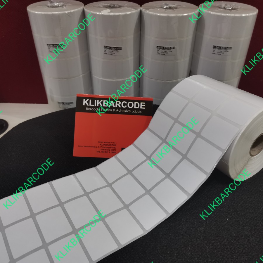 

MURAH LABEL BARCODE 33 X 25 (3 LINE) SEMICOAT - ISI : 5.000 PCS -KLIKBARCODE MURAH MURAH