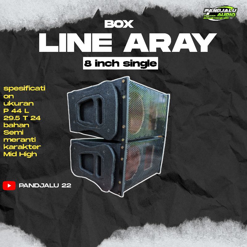 box speaker model line array 8 inch